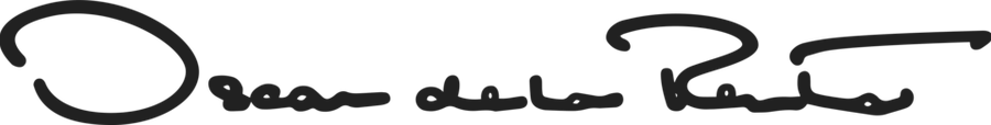 OSCAR DE LA RENTA logo
